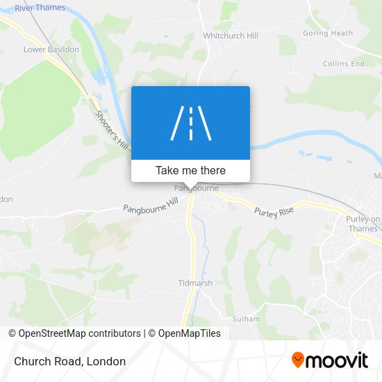 Church Road map