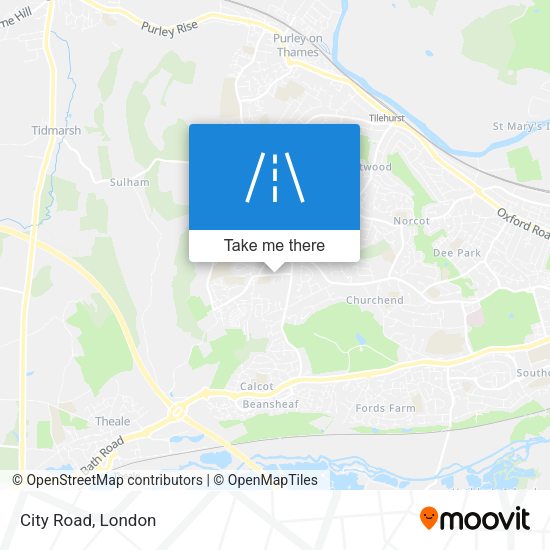 City Road map