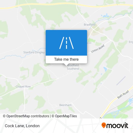 Cock Lane map