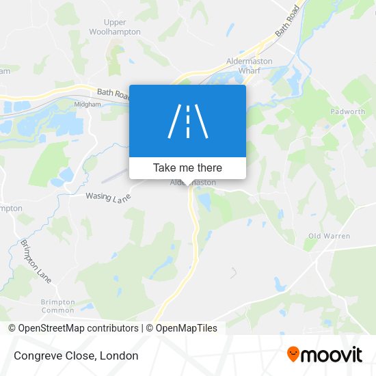 Congreve Close map