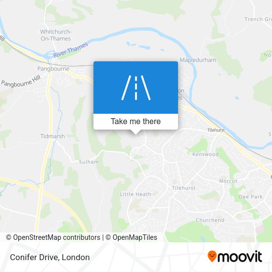 Conifer Drive map