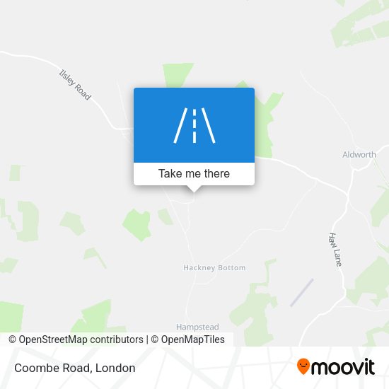 Coombe Road map