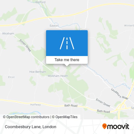 Coombesbury Lane map