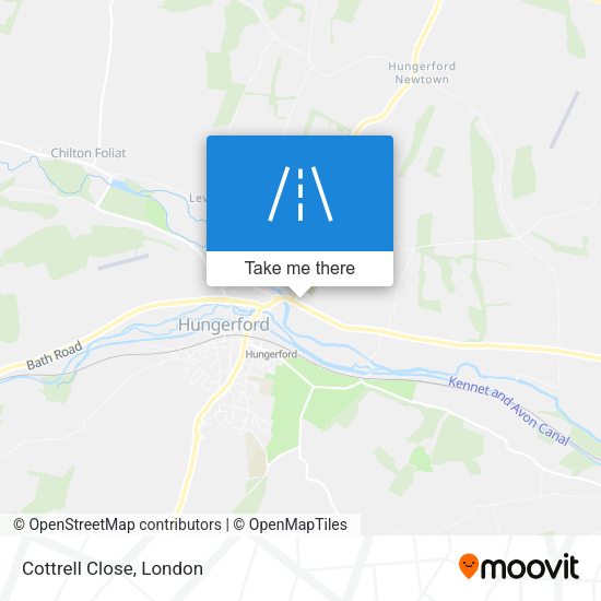 Cottrell Close map