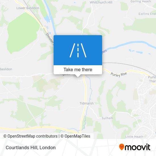 Courtlands Hill map