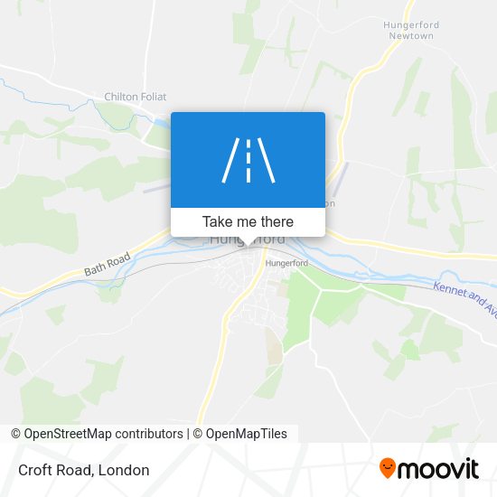 Croft Road map