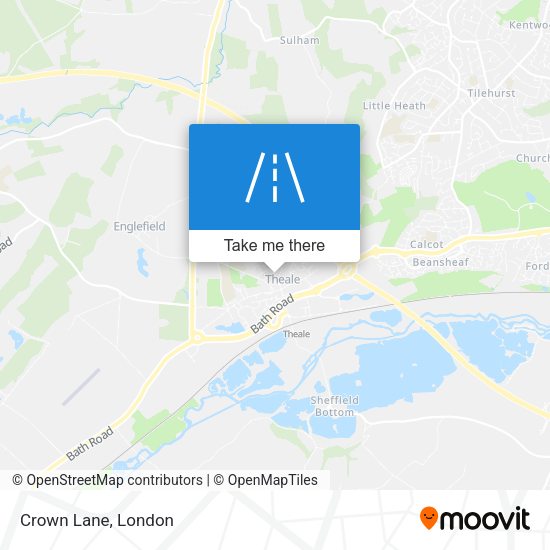 Crown Lane map