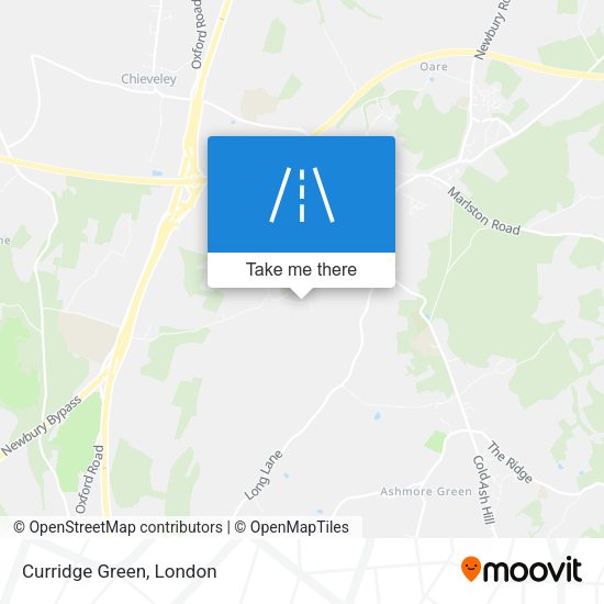 Curridge Green map