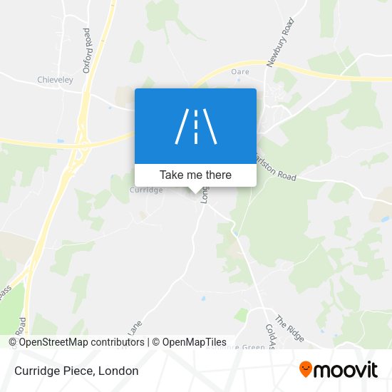 Curridge Piece map