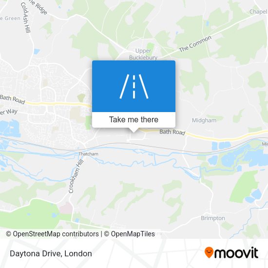 Daytona Drive map