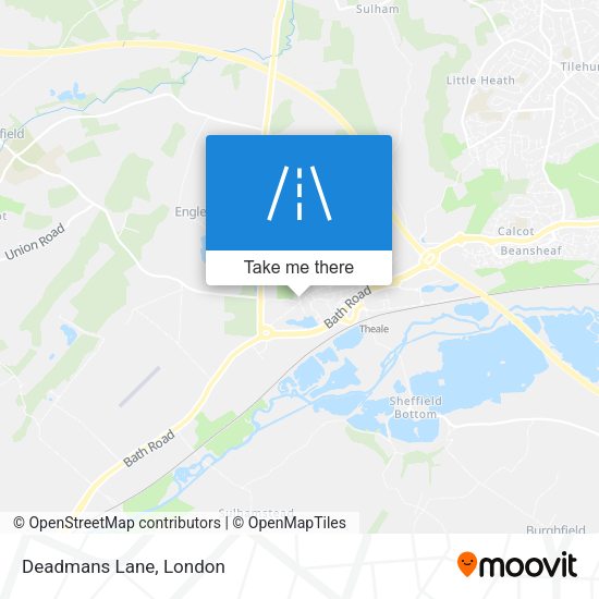 Deadmans Lane map