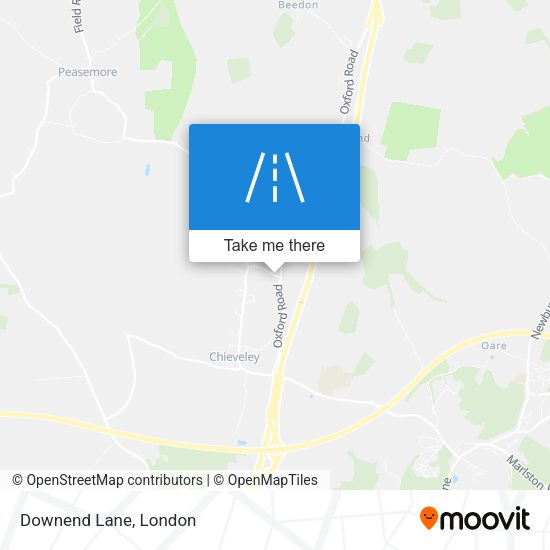Downend Lane map