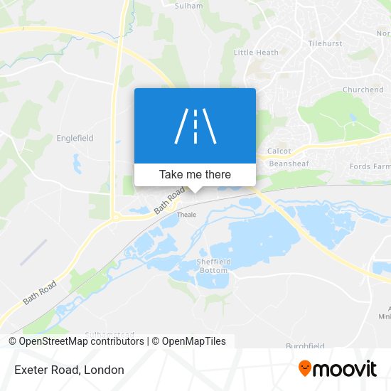 Exeter Road map