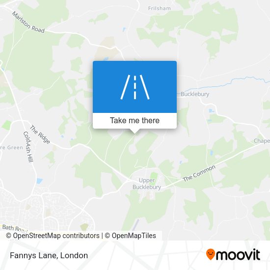 Fannys Lane map