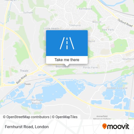 Fernhurst Road map