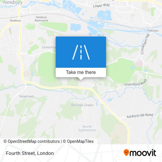 Fourth Street map