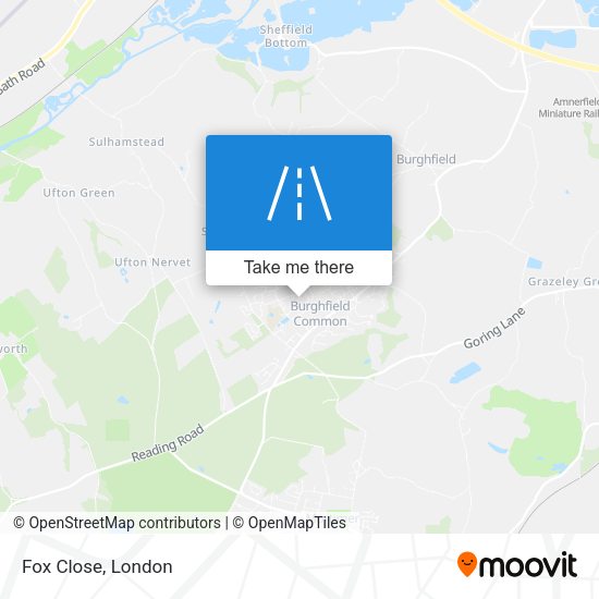 Fox Close map