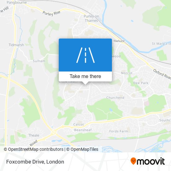 Foxcombe Drive map