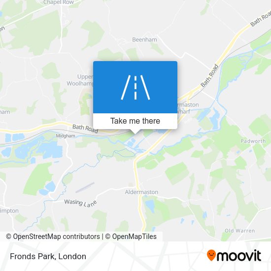 Fronds Park map