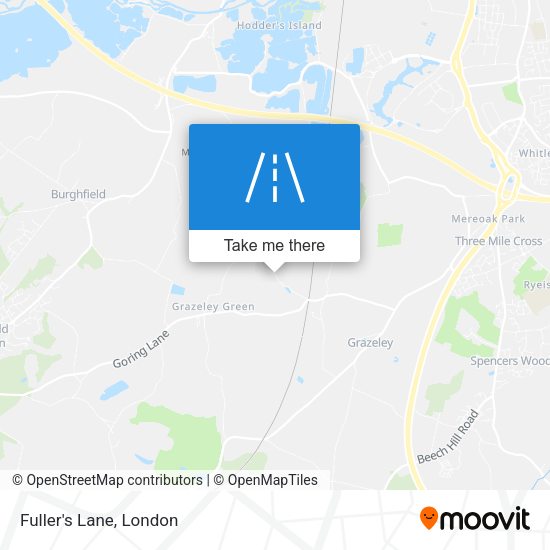 Fuller's Lane map