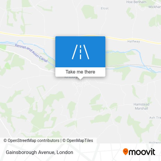 Gainsborough Avenue map