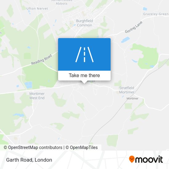 Garth Road map