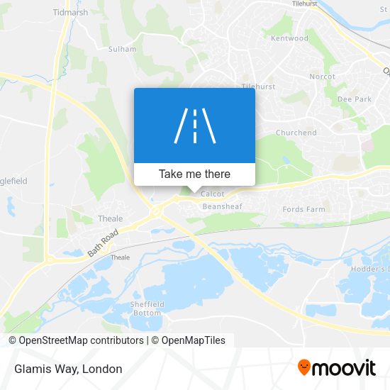 Glamis Way map