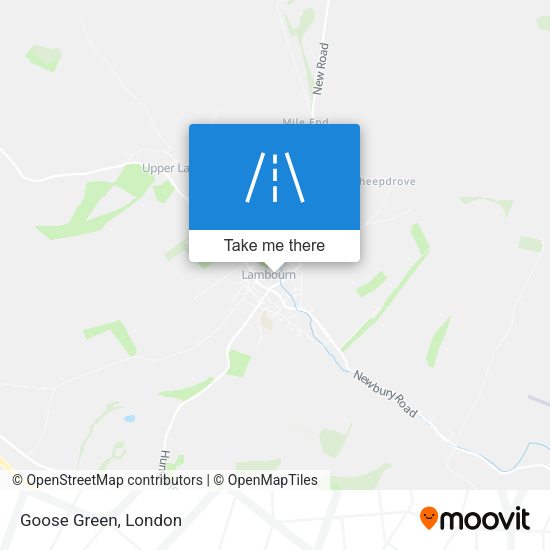 Goose Green map