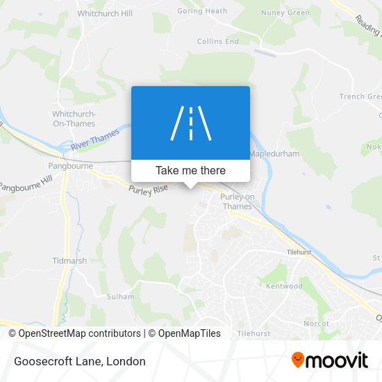 Goosecroft Lane map