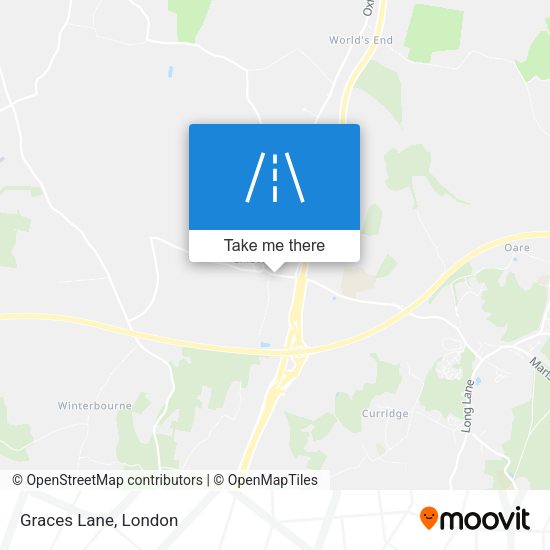 Graces Lane map