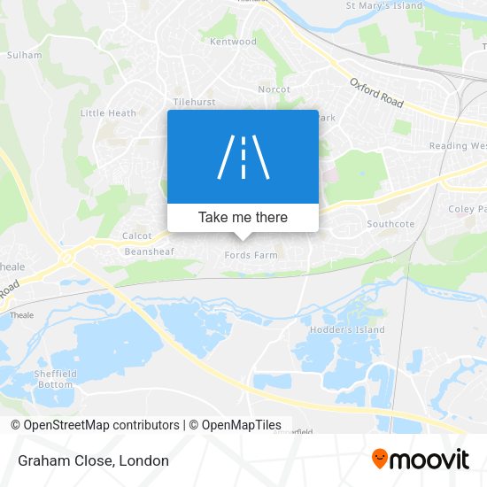 Graham Close map