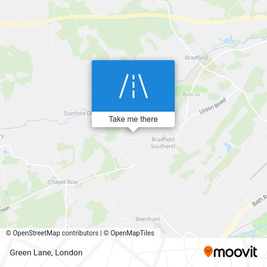 Green Lane map