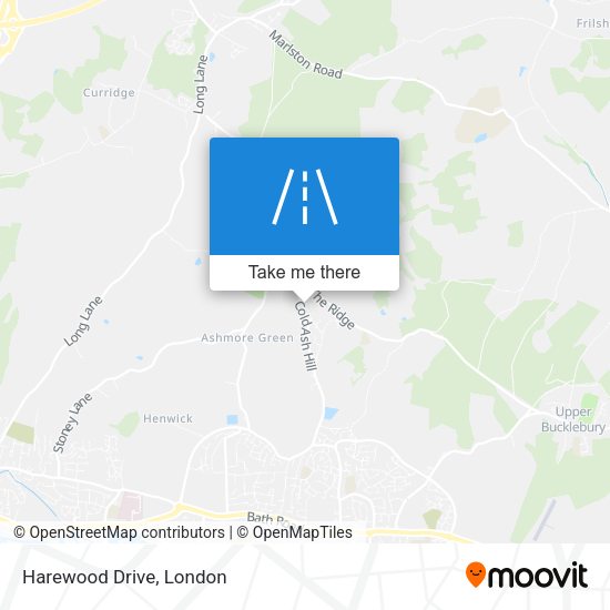 Harewood Drive map