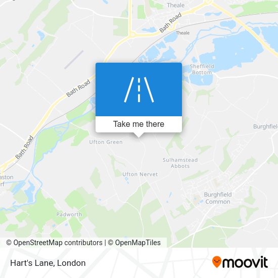 Hart's Lane map