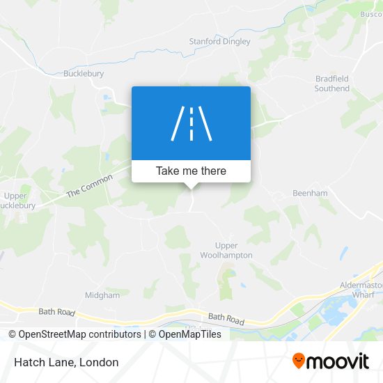 Hatch Lane map