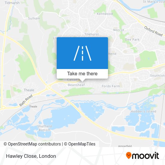 Hawley Close map