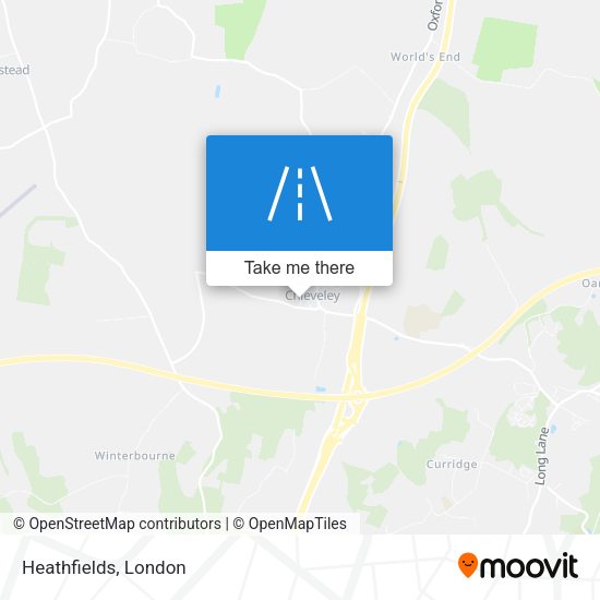 Heathfields map