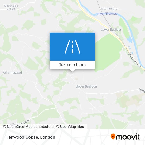 Henwood Copse map