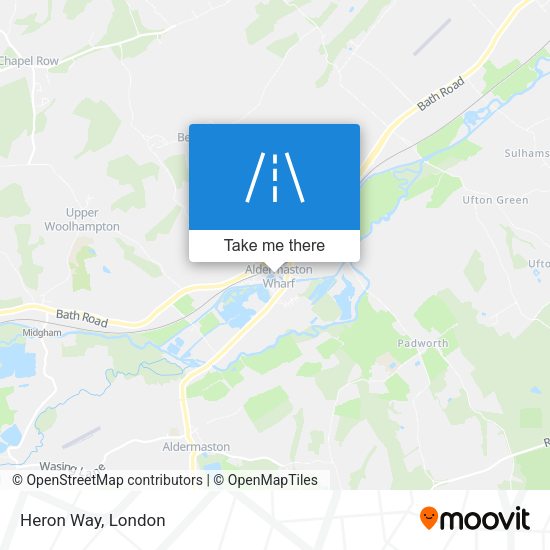 Heron Way map