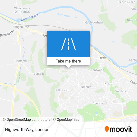 Highworth Way map