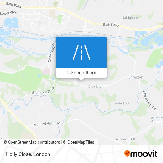 Holly Close map
