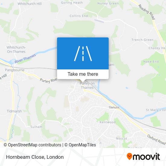 Hornbeam Close map