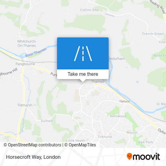 Horsecroft Way map