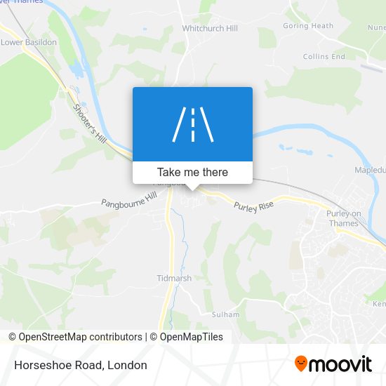 Horseshoe Road map