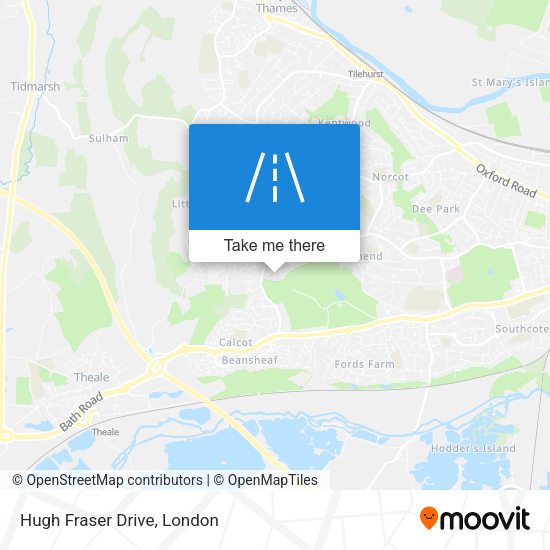 Hugh Fraser Drive map