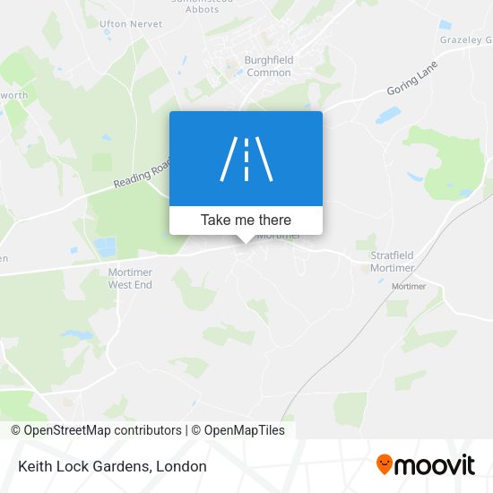Keith Lock Gardens map