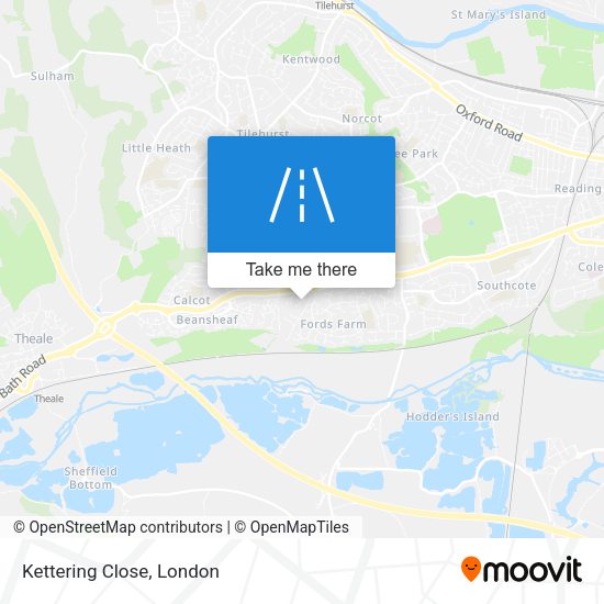 Kettering Close map