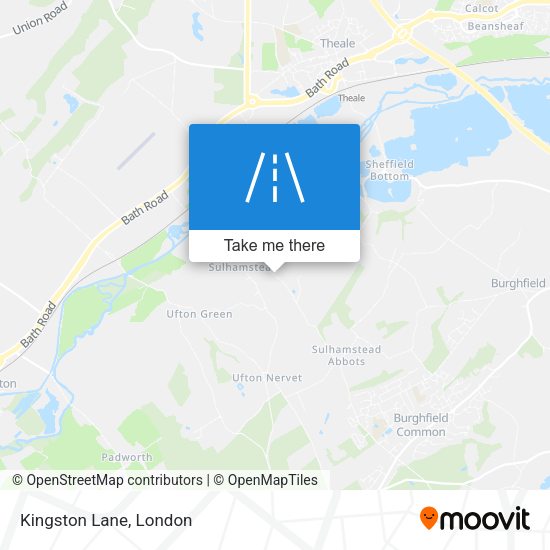 Kingston Lane map