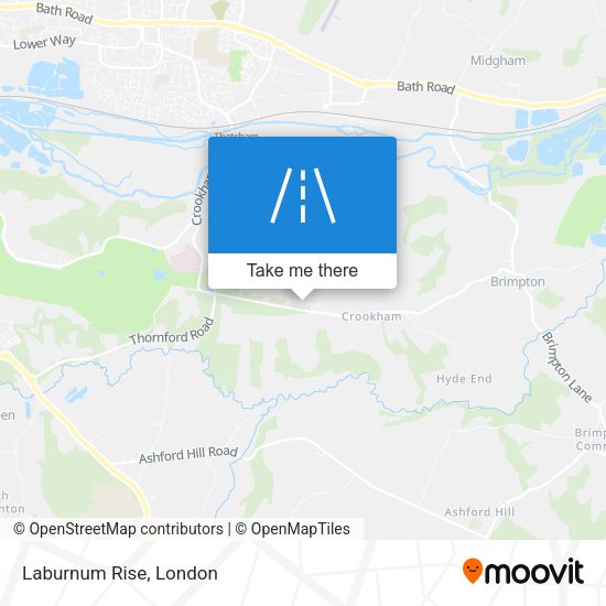Laburnum Rise map