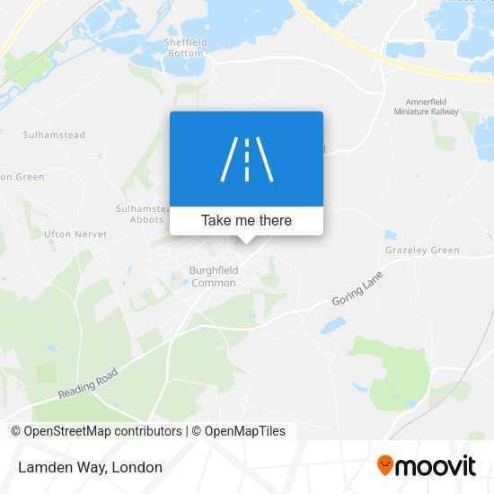 Lamden Way map